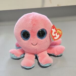 Ty Beanie Boos Sheldon The Octopus Plush Beanie Babies NWT